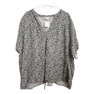 Treasure & Bond Floral‎ Tie Blouse